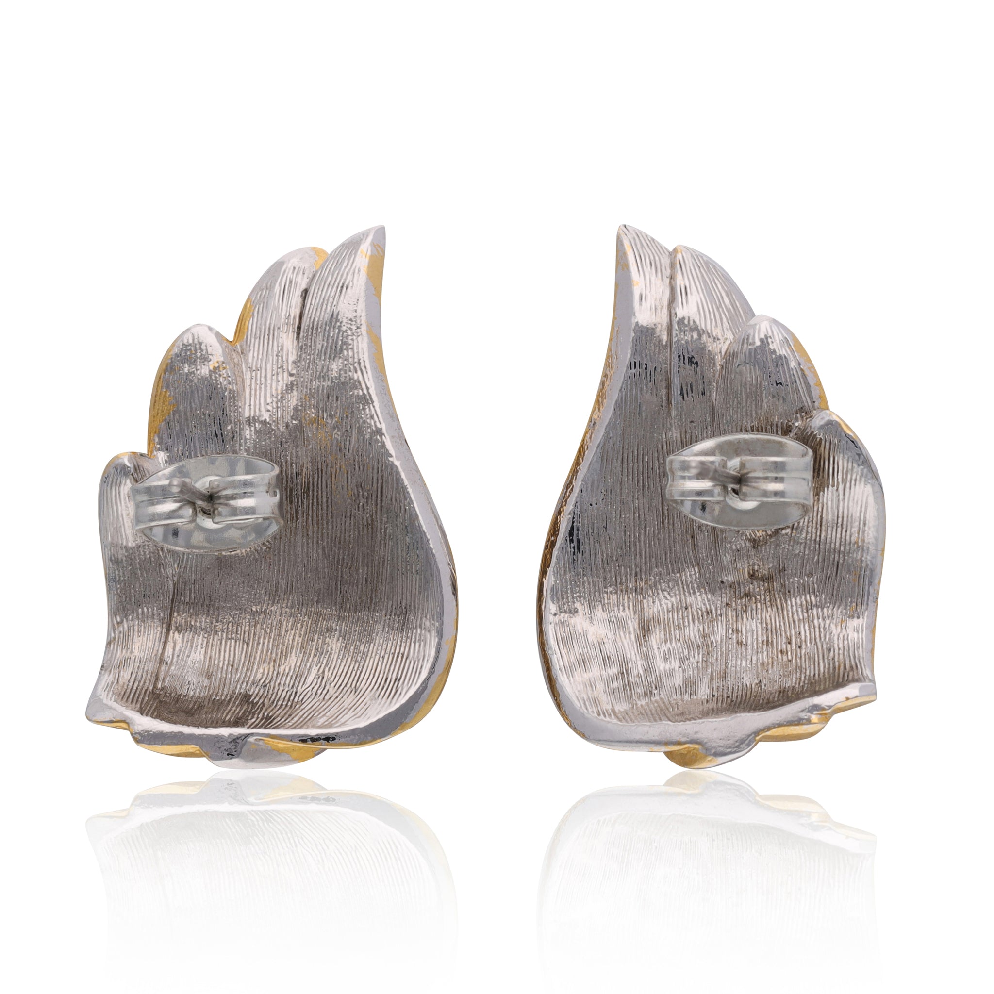 Vintage Winged Pave' Earrings