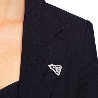 Estate Art Deco Diamond Clip Brooch Circa 1930