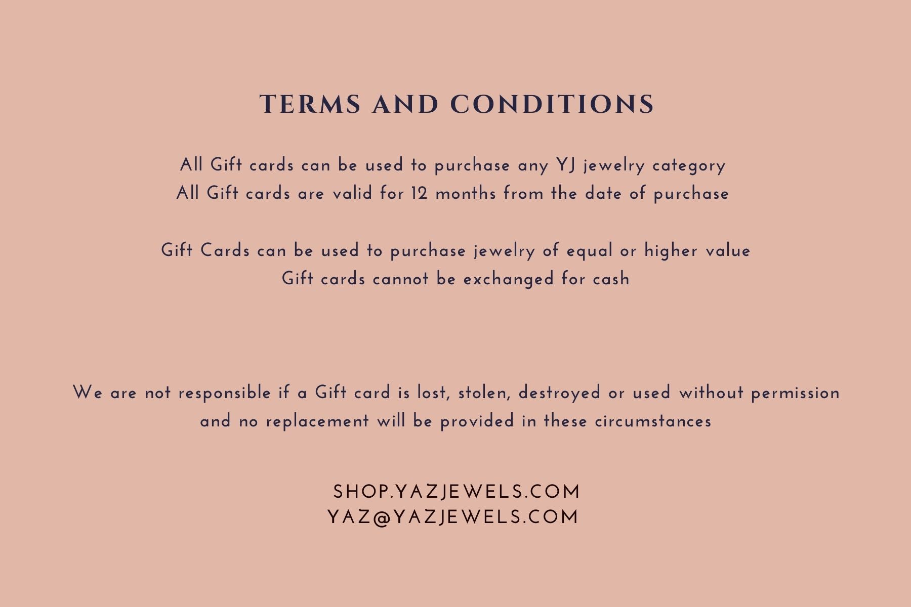 Carte-cadeau YJ Collectors