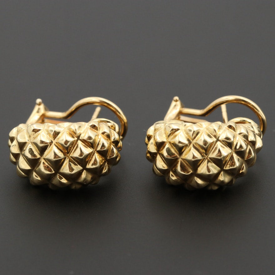 Spiky Huggie-Style Earrings