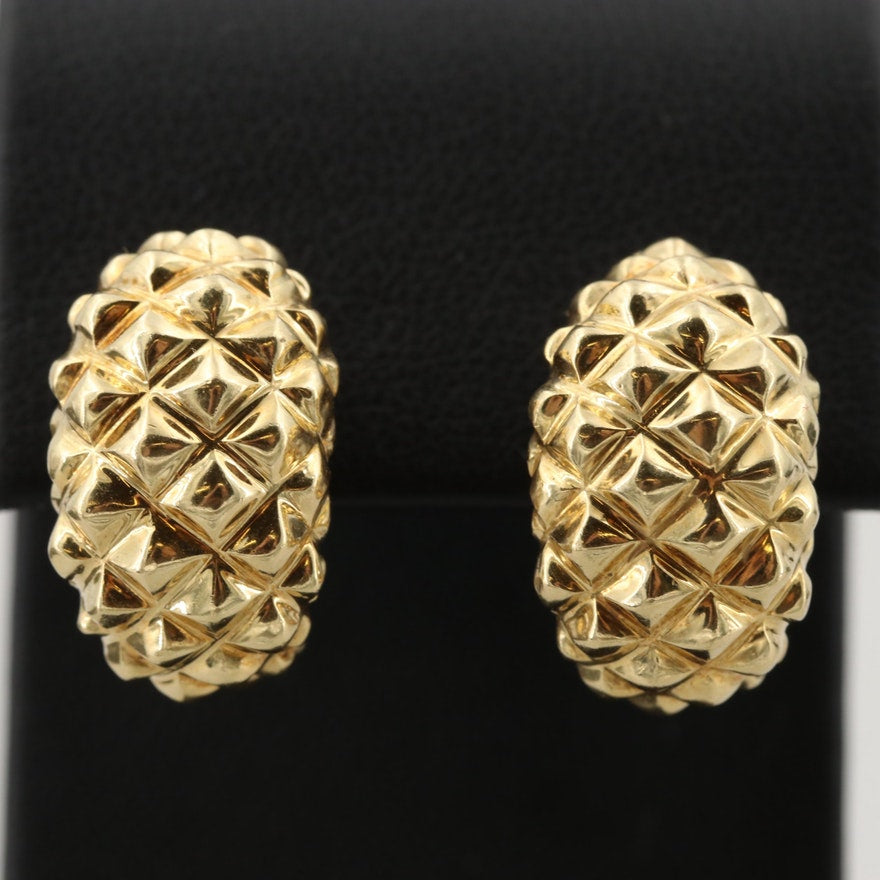 Spiky Huggie-Style Earrings