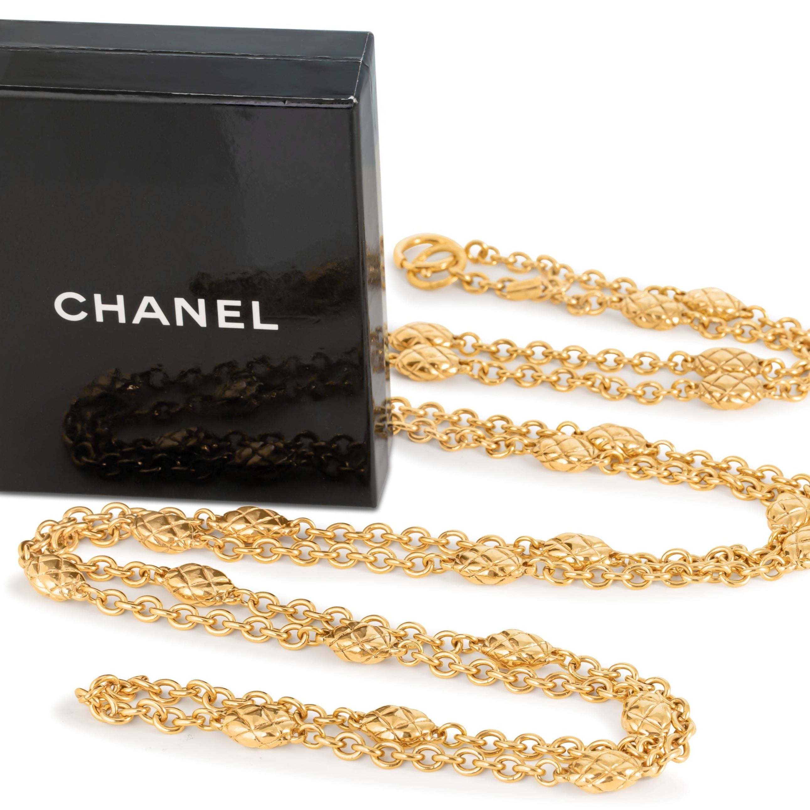 Contemporary Chanel Station Necklace