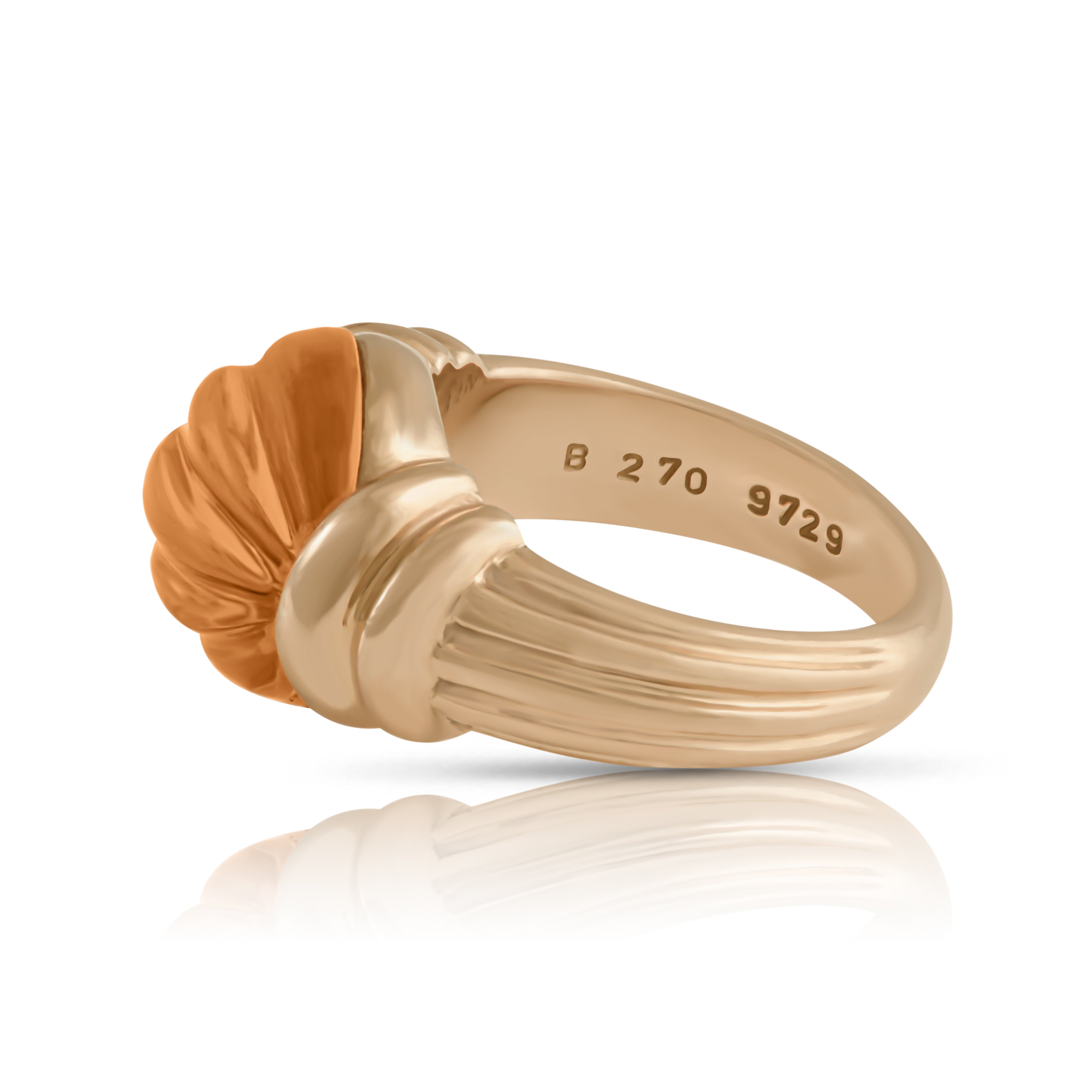 Boucheron Contemporary Carved Cirtine ring