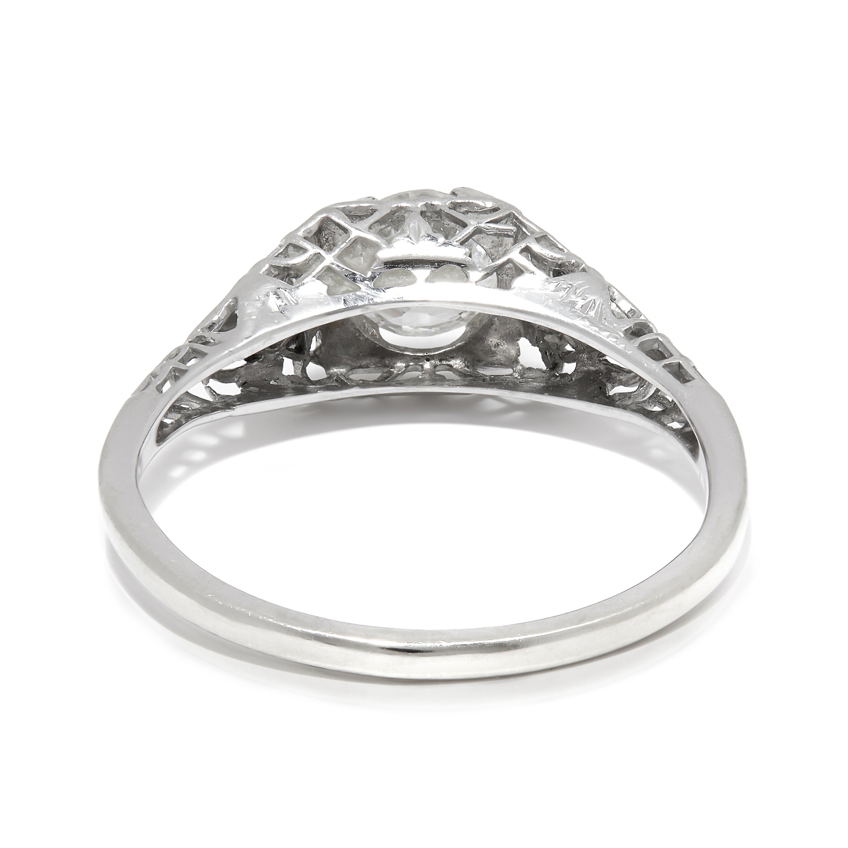 Art Deco Diamond Openwork Ring