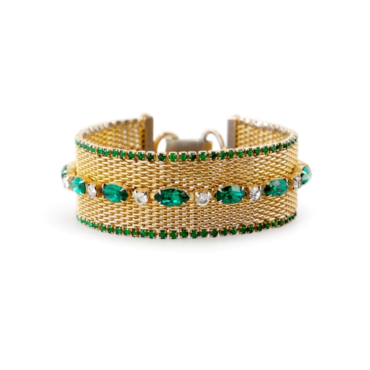 Vintage costume mesh bracelet from the 1960s