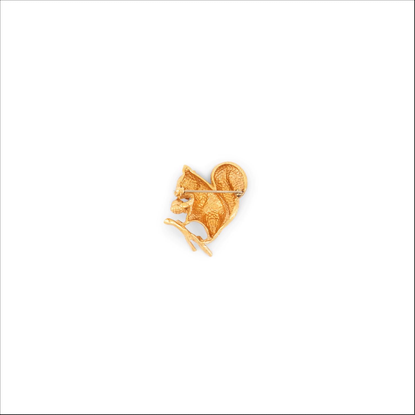 Krementz Costume Squirrel Brooch